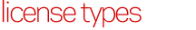 License types